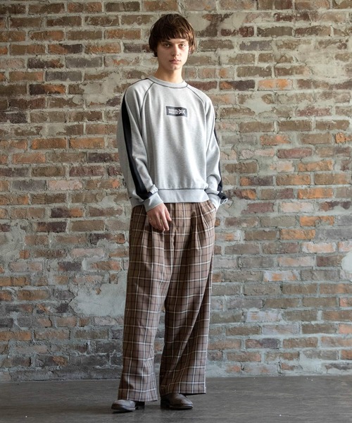 KANGOL(カンゴール)の「KANGOL カンゴール act'm 別注 アームライン オーバーサイズ スウェット ショート丈(スウェット・メンズ・ホワイト/ブラック/杢グレー/ライトベージュ・FREE)」の11枚目の写真