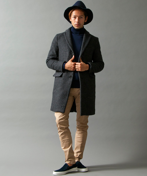 BEAUTY&YOUTH UNITED ARROWS（ビューティーアンドユースユナイテッドアローズ）の「BY ギャバー ノープリーツ スリム パンツ ◆（チノパンツ・メンズ・オフホワイト/ベージュ/ネイビー・MEDIUM/X-LARGE/SMALL/LARGE）」の16枚目の写真