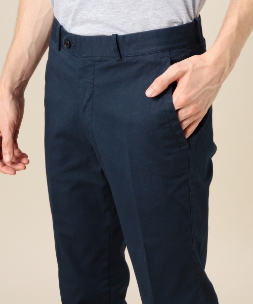 BEAUTY&YOUTH UNITED ARROWS（ビューティーアンドユースユナイテッドアローズ）の「BY ギャバー ノープリーツ スリム パンツ ◆（チノパンツ・メンズ・オフホワイト/ベージュ/ネイビー・MEDIUM/X-LARGE/SMALL/LARGE）」の7枚目の写真