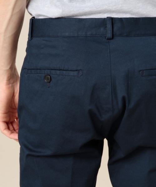 BEAUTY&YOUTH UNITED ARROWS（ビューティーアンドユースユナイテッドアローズ）の「BY ギャバー ノープリーツ スリム パンツ ◆（チノパンツ・メンズ・オフホワイト/ベージュ/ネイビー・MEDIUM/X-LARGE/SMALL/LARGE）」の8枚目の写真