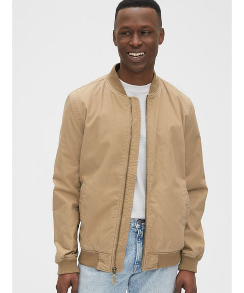 GAP(ギャップ)の「キャンバス ボンバージャケット(ブルゾン)」 - WEAR GAP(ギャップ)の「キャンバス ボンバージャケット(ブルゾン)」 - WEAR