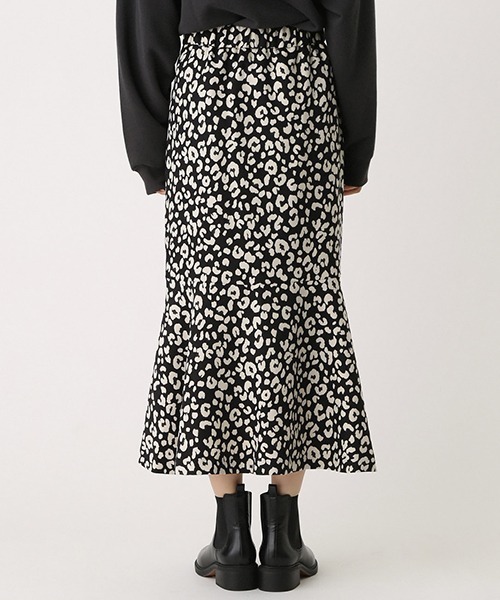 AZUL by moussy(アズールバイマウジー)の「LEOPARD MERMAID SKIRT/レオパードマーメイドスカート(スカート・レディース・ブラック系その他/ベージュ系その他・SMALL/MEDIUM)」の5枚目の写真