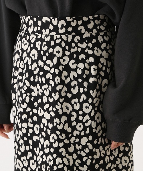 AZUL by moussy(アズールバイマウジー)の「LEOPARD MERMAID SKIRT/レオパードマーメイドスカート(スカート・レディース・ブラック系その他/ベージュ系その他・SMALL/MEDIUM)」の6枚目の写真