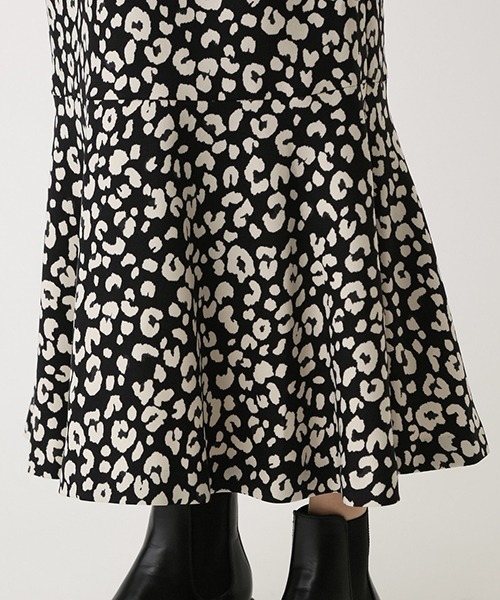AZUL by moussy(アズールバイマウジー)の「LEOPARD MERMAID SKIRT/レオパードマーメイドスカート(スカート・レディース・ブラック系その他/ベージュ系その他・SMALL/MEDIUM)」の7枚目の写真