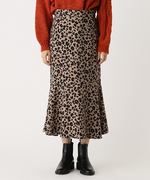 AZUL by moussy(アズールバイマウジー)の「LEOPARD MERMAID SKIRT/レオパードマーメイドスカート(スカート・レディース・ブラック系その他/ベージュ系その他・SMALL/MEDIUM)」の11枚目の写真