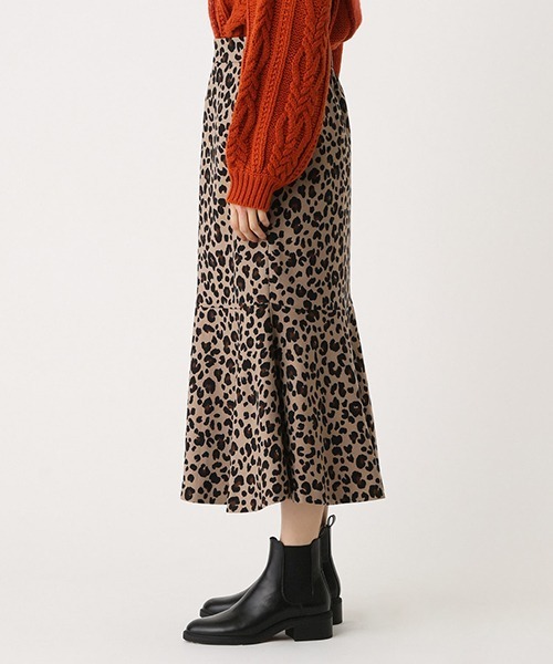 AZUL by moussy(アズールバイマウジー)の「LEOPARD MERMAID SKIRT/レオパードマーメイドスカート(スカート・レディース・ブラック系その他/ベージュ系その他・SMALL/MEDIUM)」の12枚目の写真