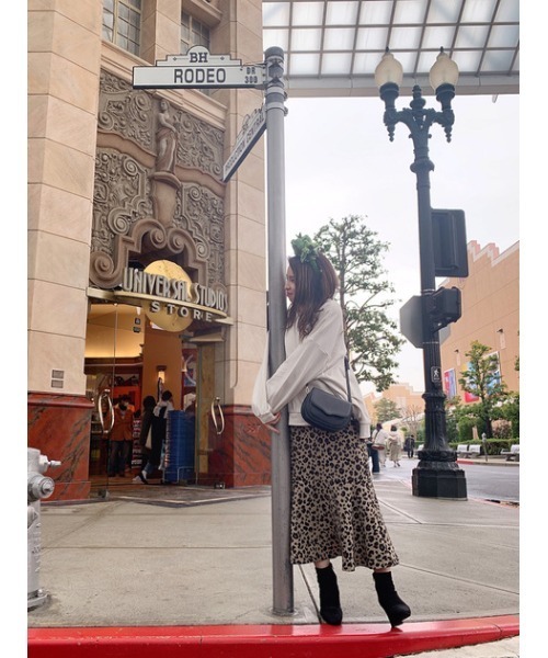 AZUL by moussy(アズールバイマウジー)の「LEOPARD MERMAID SKIRT/レオパードマーメイドスカート(スカート・レディース・ブラック系その他/ベージュ系その他・SMALL/MEDIUM)」の19枚目の写真