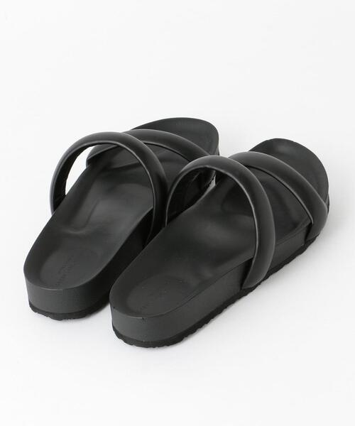 green label relaxing（グリーンレーベルリラクシング）の「★CFC パデッド フラットサンダル（サンダル・レディース・ブラック/ダークブラウン/ベージュ・L/M/S）」の10枚目の写真