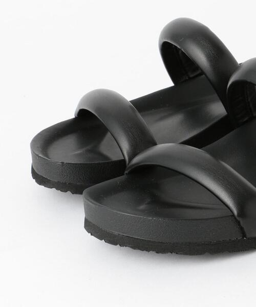 green label relaxing（グリーンレーベルリラクシング）の「★CFC パデッド フラットサンダル（サンダル・レディース・ブラック/ダークブラウン/ベージュ・L/M/S）」の4枚目の写真