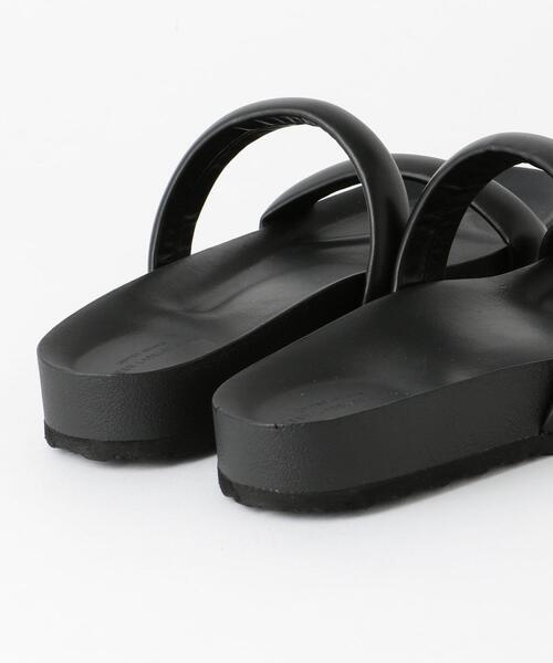 green label relaxing（グリーンレーベルリラクシング）の「★CFC パデッド フラットサンダル（サンダル・レディース・ブラック/ダークブラウン/ベージュ・L/M/S）」の5枚目の写真