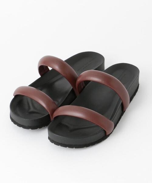 green label relaxing（グリーンレーベルリラクシング）の「★CFC パデッド フラットサンダル（サンダル・レディース・ブラック/ダークブラウン/ベージュ・L/M/S）」の7枚目の写真