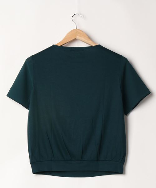 NEWYORKER(ニューヨーカー)の「シフォンジョーゼット ランダムプリーツブロッキングカットソー(スーツインナー対応)(Tシャツ/カットソー・レディース・ホワイト/ライトグレー/グリーン系その他3・M/L)」の15枚目の写真