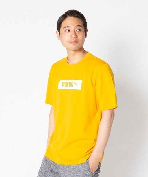 PUMA（プーマ）の「【別注】プーマ PUMA  NU-TILITY Tシャツ 限定コラボ（Tシャツ/カットソー・メンズ・オレンジ/ブラック/ホワイト・S/M/L/XL/XXL）」の3枚目の写真