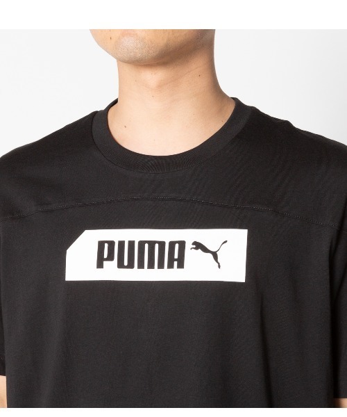 PUMA（プーマ）の「【別注】プーマ PUMA  NU-TILITY Tシャツ 限定コラボ（Tシャツ/カットソー・メンズ・オレンジ/ブラック/ホワイト・S/M/L/XL/XXL）」の7枚目の写真
