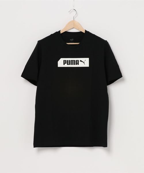 PUMA（プーマ）の「【別注】プーマ PUMA  NU-TILITY Tシャツ 限定コラボ（Tシャツ/カットソー・メンズ・オレンジ/ブラック/ホワイト・S/M/L/XL/XXL）」の10枚目の写真