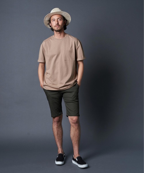 THE TWENTYSEVEN（ザ トゥエンティーセブン）の「The TWENTYSEVEN:COTTON C/N TEE コットンクルーネックTEE（Tシャツ/カットソー・メンズ・ホワイト/ブラック/ベージュ/ネイビー/グレー・M/L/XL）」の17枚目の写真