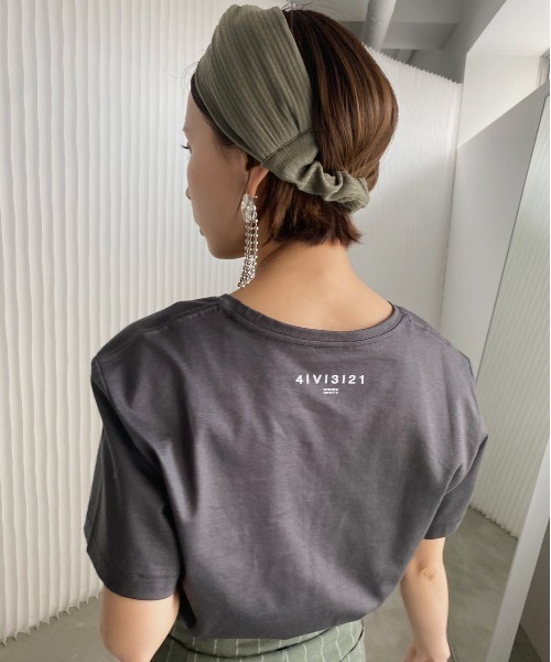 Ameri（アメリ）の「PASS CODE COATING TEE（Tシャツ/カットソー