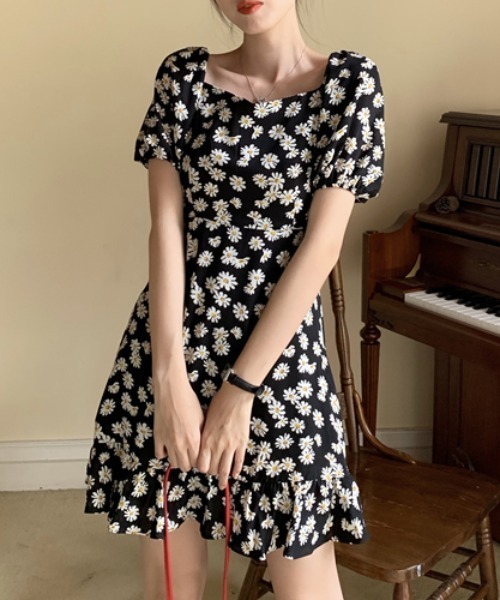 Mayree メイリー の Mayree デイジー レトロ ミニワンピ ワンピース Wear