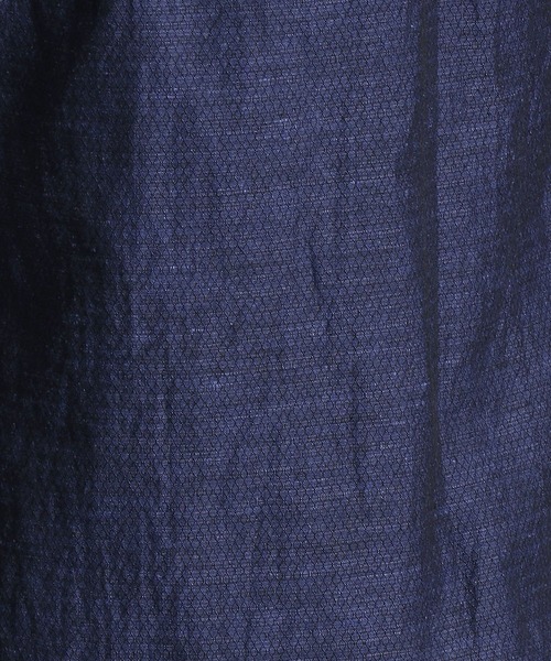 HIDEAWAYS NICOLE（ハイダウェイニコル）の「イタリアンカラー5分袖シャツ（シャツ/ブラウス・メンズ・ブラック/ネイビー/オレンジ/ボルドー・MEDIUM/LARGE/X-LARGE）」の14枚目の写真