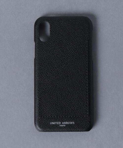 UNITED ARROWS(ユナイテッドアローズ)の「<UNITED ARROWS> マイクロファイバー I PHONE10 ケース(モバイルケース/カバー)」|ブラック