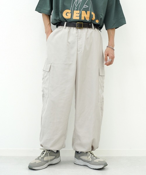 kutir(クティール)の「ドローコードワイドパンツ(その他パンツ・メンズ・ライトグレー/カーキ/グリーン・SMALL/MEDIUM/LARGE)」の7枚目の写真