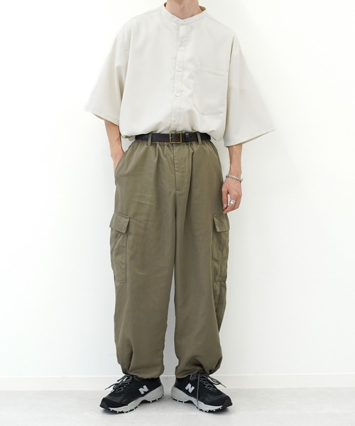 kutir(クティール)の「ドローコードワイドパンツ(その他パンツ・メンズ・ライトグレー/カーキ/グリーン・SMALL/MEDIUM/LARGE)」の15枚目の写真