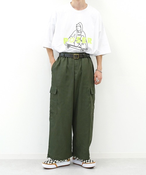 kutir(クティール)の「ドローコードワイドパンツ(その他パンツ・メンズ・ライトグレー/カーキ/グリーン・SMALL/MEDIUM/LARGE)」の22枚目の写真