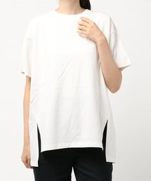 AMERICAN HOLIC | 前後差サイドスリットカットチュニック1　＊(Tシャツ/カットソー)