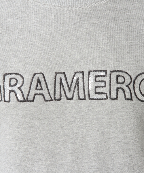 Jewel Changes（ジュエルチェンジズ）の「▲▼JC 裏毛 スパンコール刺繍 7/SL / スウェット（Tシャツ/カットソー・レディース・グレー/ネイビー・フリー）」の5枚目の写真