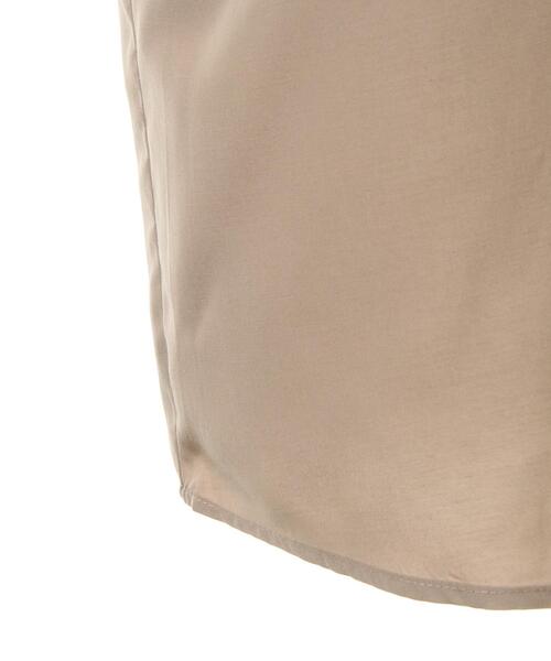 INGNI（イング）の「バンドカラー／シャツ（シャツ/ブラウス・レディース・オフホワイト/スミクロ/モカ・M）」の9枚目の写真