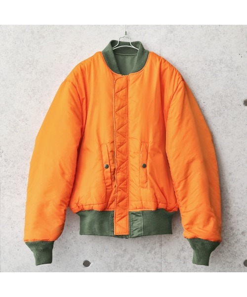 ✅️ デット XLサイズ ALPHA アルファ オレンジ MA-1 プリマロフト ✅️ デット XLサイズ ALPHA アルファ オレンジ MA-1 プリマロフト