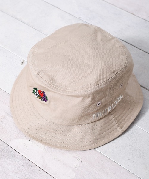 FRUIT OF THE LOOM(フルーツオブザルーム)の「/FRUIT OF THE LOOM/LOGO EMB HAT(ハット・レディース・ホワイト/ブラック/ベージュ/パープル・FREE)」の4枚目の写真