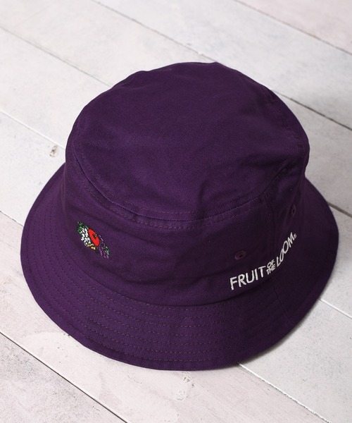 FRUIT OF THE LOOM(フルーツオブザルーム)の「/FRUIT OF THE LOOM/LOGO EMB HAT(ハット・レディース・ホワイト/ブラック/ベージュ/パープル・FREE)」の1枚目の写真