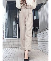 RESEXXY | 細ベルトテーパードパンツ(その他パンツ)