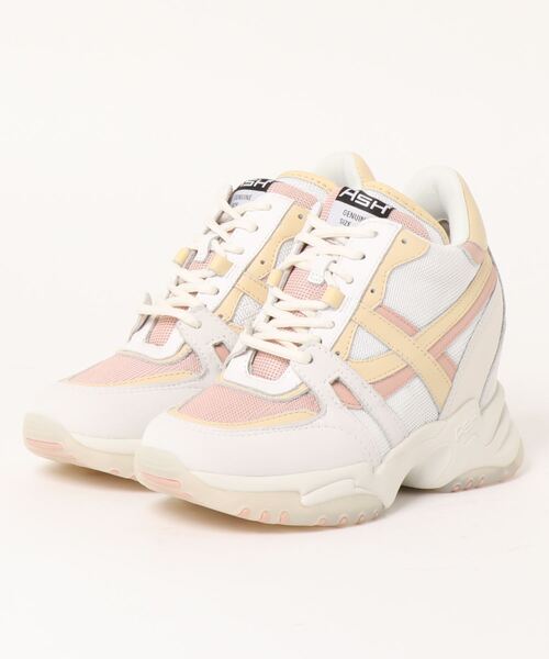 ASH（アッシュ）の「【INTENSE】インヒールチャンキースニーカー（スニーカー・レディース・ホワイト×ピンク/ホワイト×ブルー/アイボリー・38/35/36/37/39）」の12枚目の写真