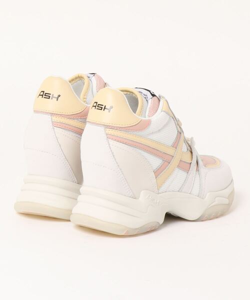 ASH（アッシュ）の「【INTENSE】インヒールチャンキースニーカー（スニーカー・レディース・ホワイト×ピンク/ホワイト×ブルー/アイボリー・38/35/36/37/39）」の11枚目の写真