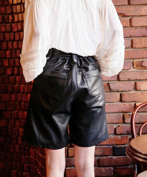 KOH.style（コースタイル）の「フェイクレザーハーフパンツ