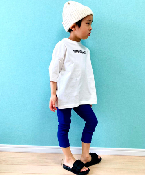 THE CASUAL(カジュアル)の「スーパーストレッチ 7分丈 スキニーパンツ キッズ(その他パンツ・キッズ・チャコール/ブルー系その他2/ロイヤルブルー/ホワイト/ブラック/杢グレー/グレー系その他/モカ/カーキ/ネイビー/ブルー系その他/イエロー・100cm/110cm/120cm/130cm/140cm/150cm/160cm)」の11枚目の写真