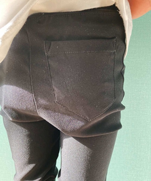 THE CASUAL(カジュアル)の「スーパーストレッチ 7分丈 スキニーパンツ キッズ(その他パンツ・キッズ・チャコール/ブルー系その他2/ロイヤルブルー/ホワイト/ブラック/杢グレー/グレー系その他/モカ/カーキ/ネイビー/ブルー系その他/イエロー・100cm/110cm/120cm/130cm/140cm/150cm/160cm)」の15枚目の写真
