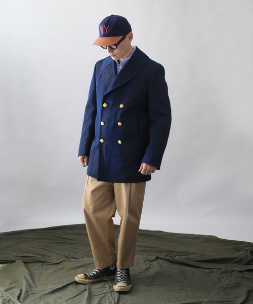 MILITARY(ミリタリー)の「実物 新品 米国沿岸警備隊 REEFER コート(ミリタリージャケット・メンズ・ネイビー・40R/38R)」の9枚目の写真