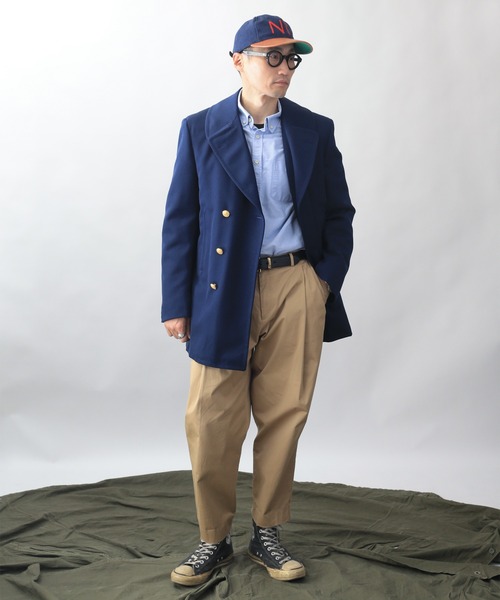 MILITARY(ミリタリー)の「実物 新品 米国沿岸警備隊 REEFER コート(ミリタリージャケット・メンズ・ネイビー・40R/38R)」の7枚目の写真