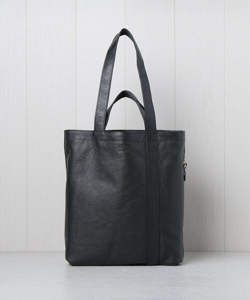 5525Gallery（ゴーゴーニーゴーギャラリー）の「＜5525gallery＞LEATHER TOTE BAG/バッグ（トートバッグ・メンズ・ブラック/ベージュ・FREE）」の12枚目の写真
