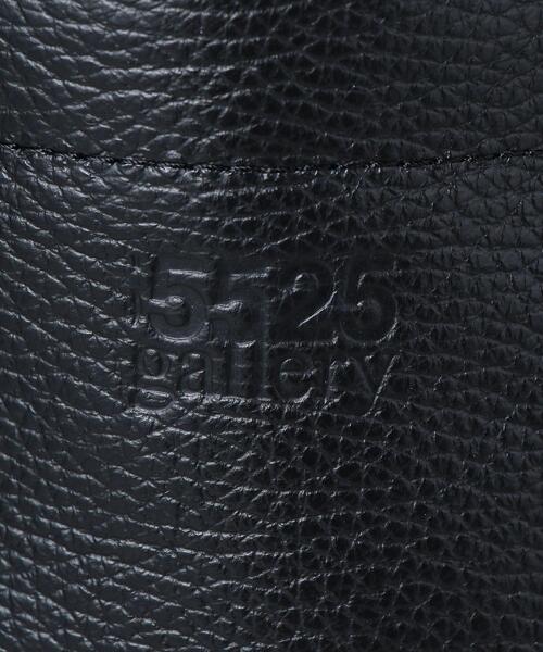 5525Gallery（ゴーゴーニーゴーギャラリー）の「＜5525gallery＞LEATHER TOTE BAG/バッグ（トートバッグ・メンズ・ブラック/ベージュ・FREE）」の4枚目の写真