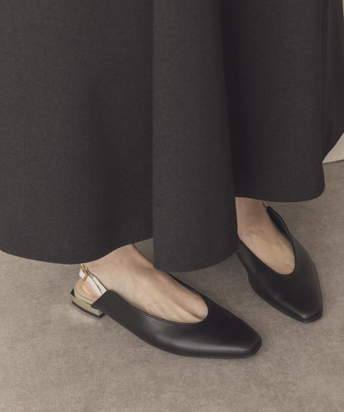 RODE SKO（ロデスコ）の「『MADE IN JAPAN』NEDKE バックストラップパンプス（パンプス・レディース・ブラック/ピンク/グレー系その他・36/37/38）」の2枚目の写真