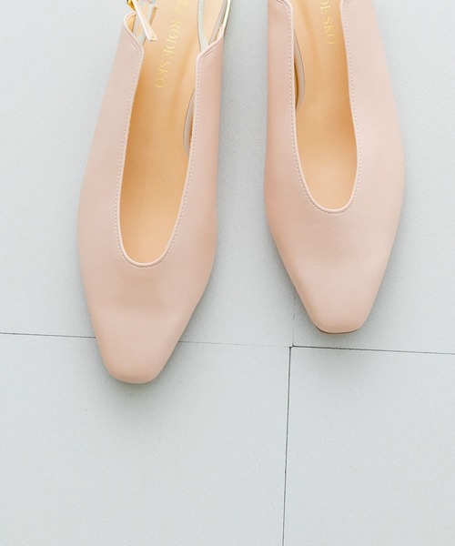 RODE SKO（ロデスコ）の「『MADE IN JAPAN』NEDKE バックストラップパンプス（パンプス・レディース・ブラック/ピンク/グレー系その他・36/37/38）」の10枚目の写真