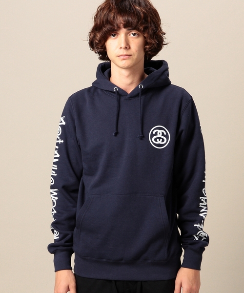 BEAUTY&YOUTH UNITED ARROWS（ビューティーアンドユースユナイテッドアローズ）の「＜STUSSY for BY＞ P/O HOODIE/パーカー ◆（パーカー・メンズ・ネイビー/ブラック・MEDIUM/SMALL/LARGE）」の5枚目の写真