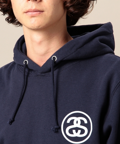 BEAUTY&YOUTH UNITED ARROWS（ビューティーアンドユースユナイテッドアローズ）の「＜STUSSY for BY＞ P/O HOODIE/パーカー ◆（パーカー・メンズ・ネイビー/ブラック・MEDIUM/SMALL/LARGE）」の8枚目の写真