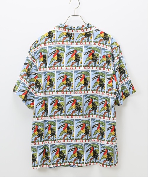 Lサイズ✨GOLF WANG✨ゴルフワン✨レーヨン✨半袖シャツ