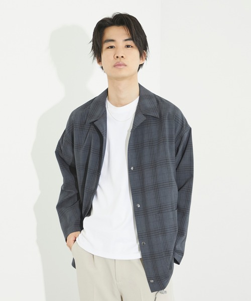 PUBLIC TOKYOコーチジャケット PUBLIC TOKYO（パブリックトウキョウ）の「含浸ウールギャバ