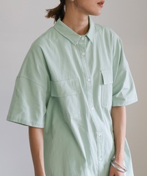 2021 SS ダブルポケットステッチデザインシャツ
